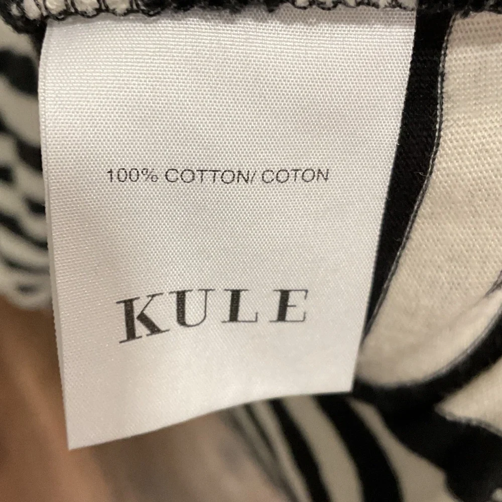 KULE Black and White Striped Midi Dress - Picture 3 of 4